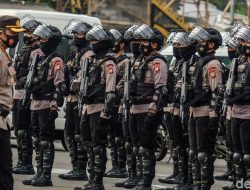 **5.888 Personel Polda Metro Jaya Siap Jaga HUT Bhayangkara ke-79 di Monas**