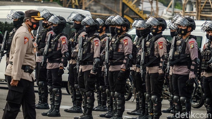**5.888 Personel Polda Metro Jaya Siap Jaga HUT Bhayangkara ke-79 di Monas**