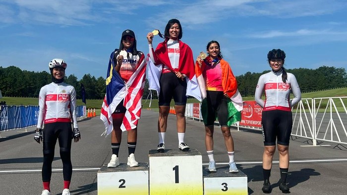 Polri Raih Emas Perdana di World Police and Fire Games dalam Balap Sepeda