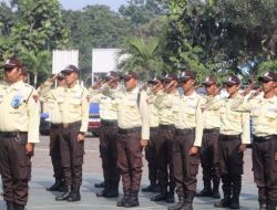 “Peringati HUT Bhayangkara, Polres Priok Gelar Lomba PBB-Senam Tongkat yang Gemerlap”