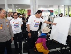 **160 Anak dan Difabel Berpartisipasi dalam Lomba Melukis-Mewarnai Hari Bhayangkara ke-79**