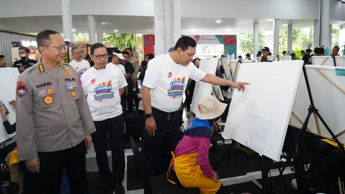 **160 Anak dan Difabel Berpartisipasi dalam Lomba Melukis-Mewarnai Hari Bhayangkara ke-79**