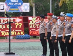 Korps Rapor HUT Bhayangkara ke-79, 43 Personel Polres Siak Dapat Naik Pangkat!