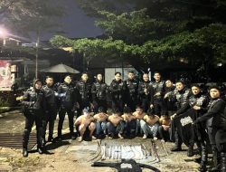 Polresta Bogor Ringkus 7 Pemuda Berencana Tawuran, Sajam dari Celurit hingga Golok Diamankan