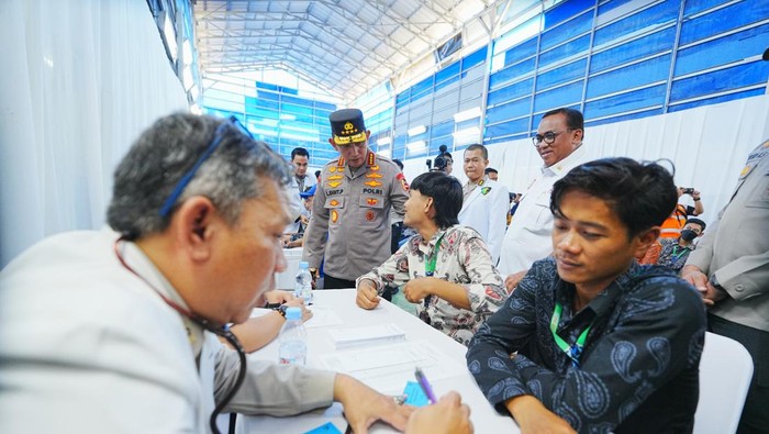 Kapolri Bersama KSPSI AGN, Wujud Peduli Buruh dalam Baktikes dan Donor Darah