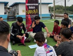 Lewat Futsal, Polres Priok Ajak Pemuda Kampung Rumah Apung Lawan Narkoba!