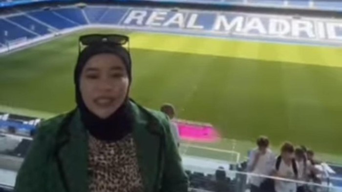 Viral Istri Bupati Enrekang Bikin Video Berlatar Stadion Markas Real Madrid - Update 1