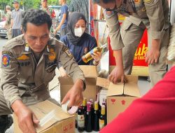 Satpol PP Gerebek Penjual Miras Ilegal di Ciawi Bogor, 804 Botol Disita – Update 1